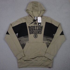 Boston Bruins Hoodie Mens Small Adidas Military Appreciation Salute To Service